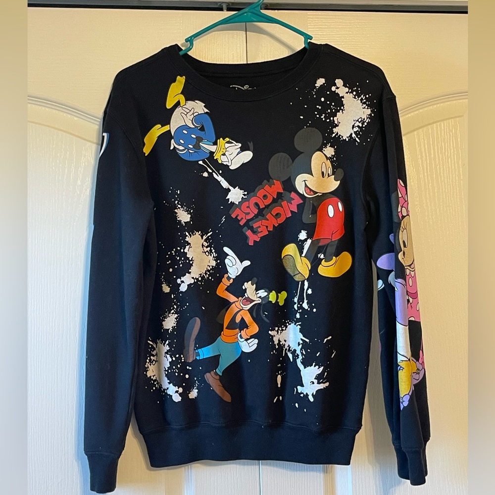 Disney Mickey Mouse Black Sweater